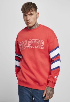 Starter Black Label Pullover Starter Team Front Crew Starter Red