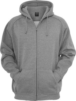 Urban Classics Kinder Hoodie Boys Zip Hoody Grey