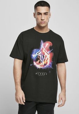 Mister Tee T-Shirt Electric Planet Oversize Tee Black