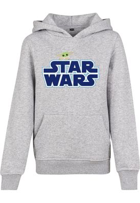 Mister Tee Kids Star Wars Blue Logo Hoody heather heather grey