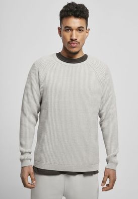 Urban Classics Sweatshirt Ribbed Raglan Sweater Lightasphalt