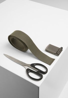 Urban Classics Gürtel Canvas Belts Olive