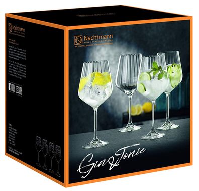 Nachtmann Vorteilsset 2 x 4 Glas/Stck Gin&Tonic 7886/0 Gin&Tonic 102892 und