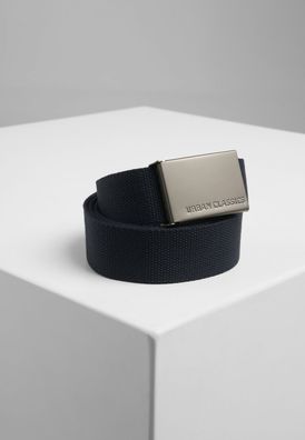 Urban Classics Gürtel Canvas Belts Navy