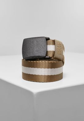 Urban Classics Gürtel Centre Stripe Belt Beige