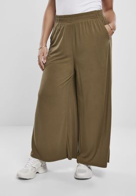 Urban Classics Damen Hose Ladies Modal Culotte Summerolive