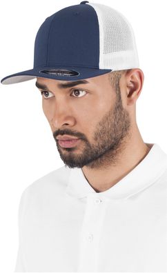 Flexfit Cap Mesh Trucker 2-Tone Nvy/White