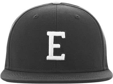 MSTRDS Cap E Letter Snapback Black