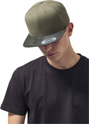 Flexfit Cap Camo Visor Snapback Olive Camouflage