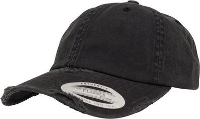 Flexfit Cap Low Profile Destroyed Cap Black