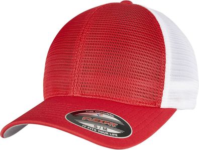 Flexfit Cap 360 Omnimesh CAP 2-TONE Red/White