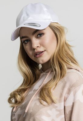 Flexfit Cap Low Profile Satin Cap White