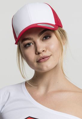 Flexfit Cap Retro Trucker Colored Front Red/White/Red