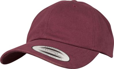 Flexfit Cap Peached Cotton Twill Dad Cap Maroon