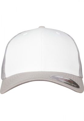 Flexfit Cap Mesh Colored Front Black/White/Black