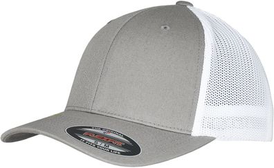 Flexfit Cap Trucker Recycled Mesh Grey/White