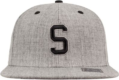 MSTRDS Cap S Letter Snapback Heather Grey