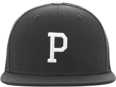 MSTRDS Cap P Letter Snapback Black