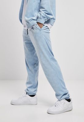 Southpole Hose AOP Velour Pants Baby Blue