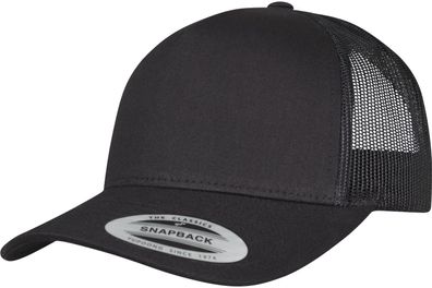 Flexfit Cap 5-Panel Retro Trucker Cap Black