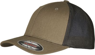 Flexfit Cap Trucker Recycled Mesh Olive/Black