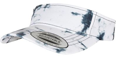 Flexfit Batik Dye Curved Visor Cap Black/White