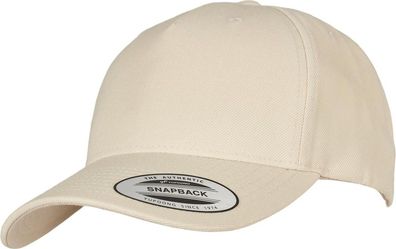 Flexfit YP Classics 5-Panel Premium Curved Visor Snapback Cap Stone