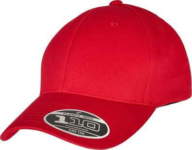 Flexfit 110 Curved Visor Snapback Red