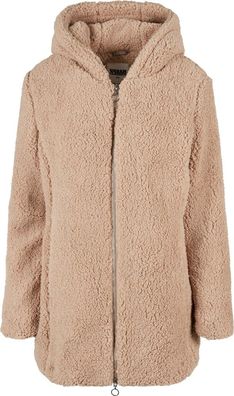 Urban Classics Damen Ladies Sherpa Jacket Softtaupe