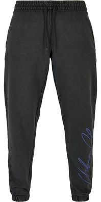 Urban Classics Script Logo Sweatpants Black