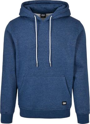 Urban Classics Basic Melange Hoody Bluelightmelange