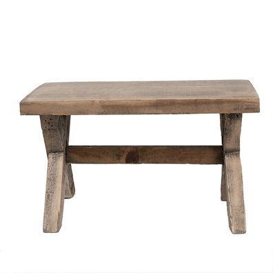Clayre & Eef Pflanztisch 24x13x14 cm Braun Holz (Gr. 24x13x14 cm)