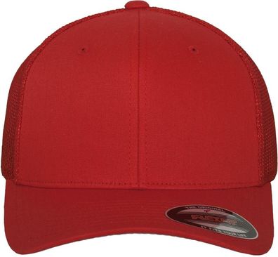 Flexfit Cap Mesh Trucker Red