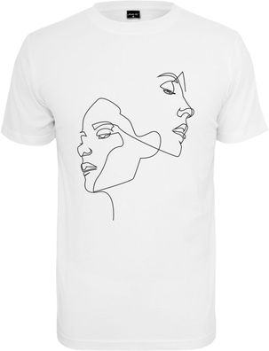 Mister Tee Female Shirt Ladies One Line Tee White