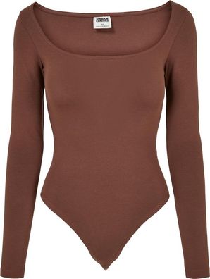 Urban Classics Damen Ladies Organic Longsleeve Body Bark