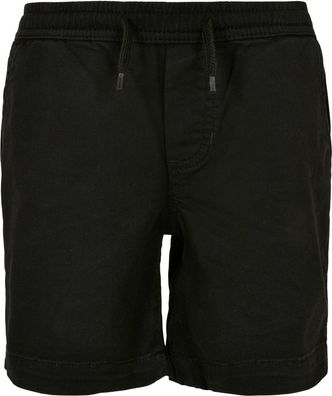 Urban Classics Jungen Boys Strech Twill Joggshorts Black