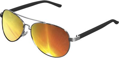 MSTRDS Sonnenbrille Sunglasses Mumbo Mirror Silver/Orange