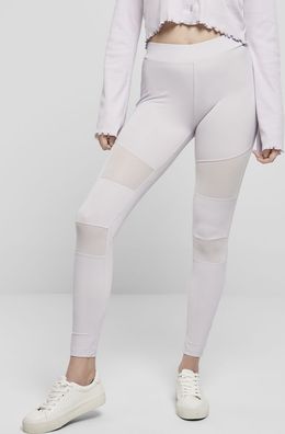 Urban Classics Damen Leggings Ladies Tech Mesh Leggings Softlilac