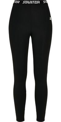 Starter Black Label Damen Ladies Logo Tape Leggings Black