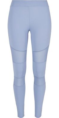 Urban Classics Damen Ladies Tech Mesh Leggings Violablue