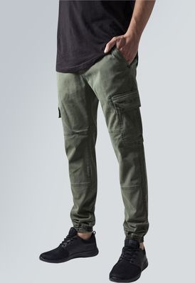 Urban Classics Hose Washed Cargo Twill Jogging Pants Black