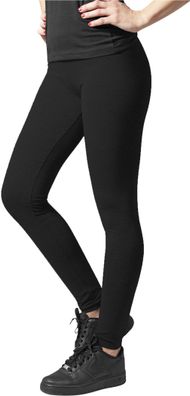 Urban Classics Damen Leggings Ladies Jersey Leggings Black