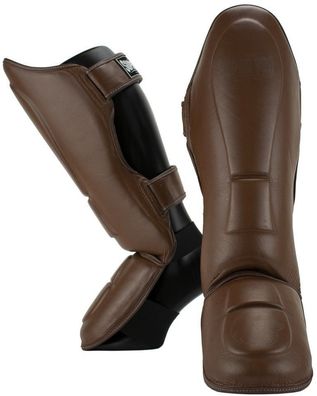 Super Pro Combat Gear Leder Schienbeinschützer Guardian SE brown