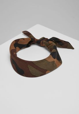 Urban Classics Halstuch Bandana 3-Pack Wood Camouflage