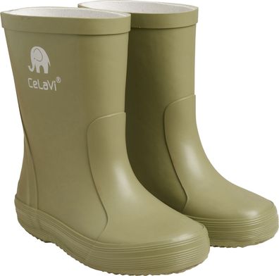 CeLaVi Kinder Gummistiefel Basic Wellies Solid Khaki