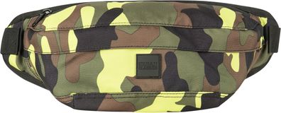 Urban Classics Tasche Camo Shoulder Bag Frozenyellow Camouflage