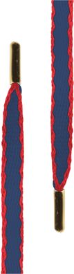 Tubelaces Schnürsenkel Gold Rope Hook Up Pack (Pack of 5 pcs.) Navy/Red-130 cm