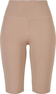 Urban Classics Damen Ladies Organic Stretch Jersey Cycle Shorts Softtaupe