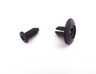5x Spreiznieten Befestigung Clipse Innen Verkleidung Auto KFZ 8mm schwarz