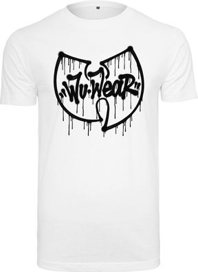 Wu-Wear Dripping Logo Tee White